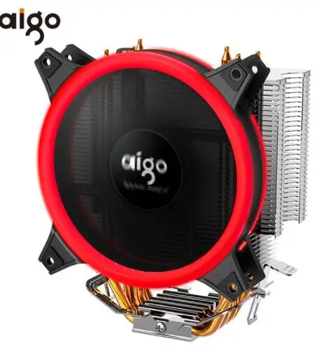 E3 DarkFlash AIGO E3 радиатор процессора 120 мм 4pin Вентилятор охлаждения процессора ПК тихий 4 тепловые трубки кулер процессора для AMD Intel 775 1150 1151 1155 1366 - Цвет лезвия: E3