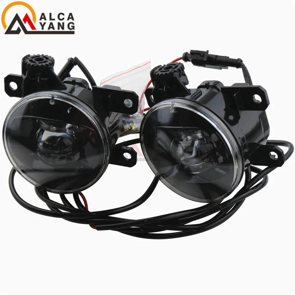 Malcayang светодиодный круглый бампер противотуманные фары Devil Eye для Range Rover land rover freelander 2 2006 DRL Противотуманные фары освещение Стайлинг автомобиля
