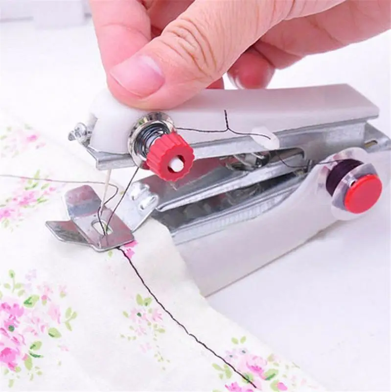 Portable Mini Manual Sewing Machine Household Compact For Hem Pants Damaged Bag Cloths Fast Repairs 1PC J2 | Дом и сад