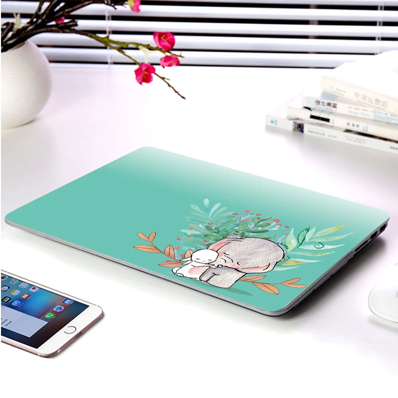 Блокнот с рисунком животных чехол для Macbook Air Retina 11 12 новый Pro 13 15 Touch bar A1706 A1707