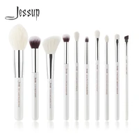 jessup pearl whitesilver professional makeup brushes set make up brush beauty tools kit foundation powder definer shader liner