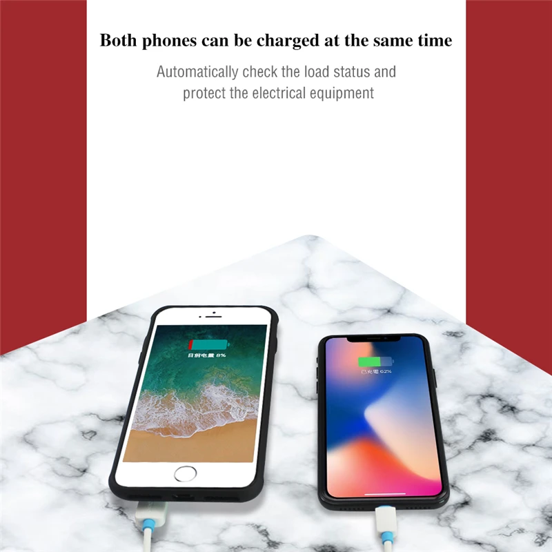 5000 мАч беспроводной магнитный чехол для аккумулятора зарядки iPhone XS MAX