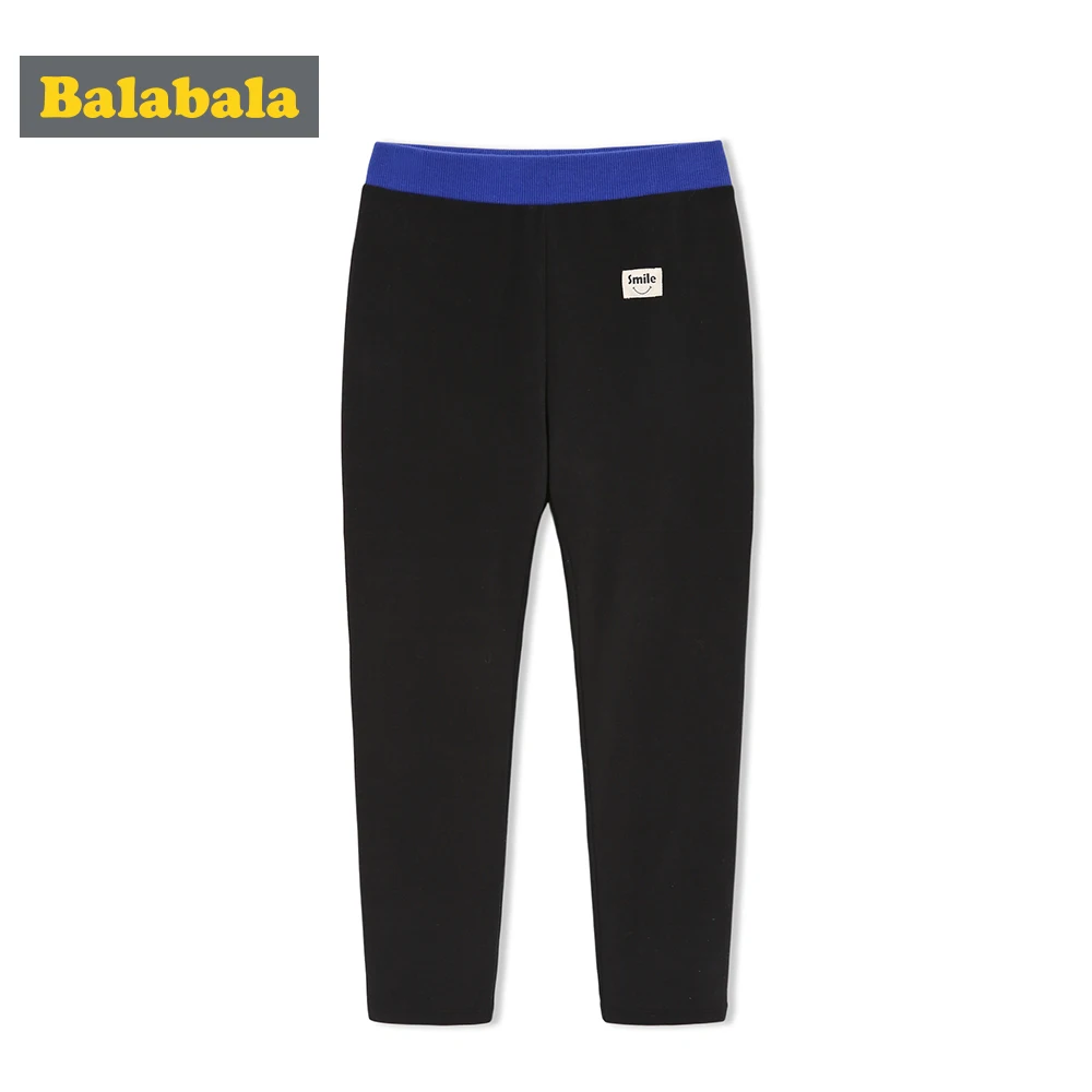 Balabala/спортивные штаны для девочек; брюки без застежки; узкие брюки для девочек-подростков; карандашные штаны; брюки с эластичной резинкой на талии