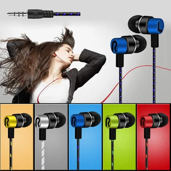 Binmer Universal 3.5mm In-Ear Stereo Earbuds Earphone For Cell Phone 10.29 Drop Shipping | Электроника