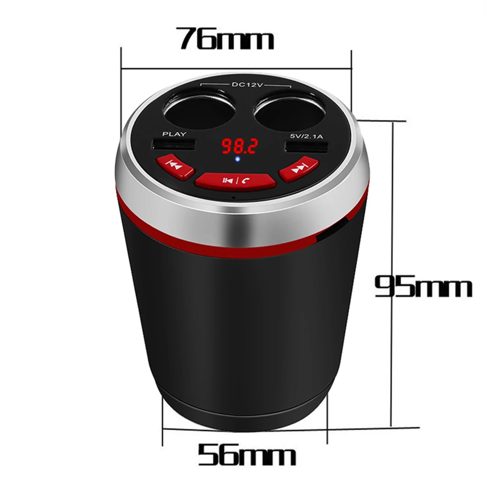 3.1A 2 USB автомобильный fm-передатчик прикуриватель MP3-плеер адаптер беспроводной