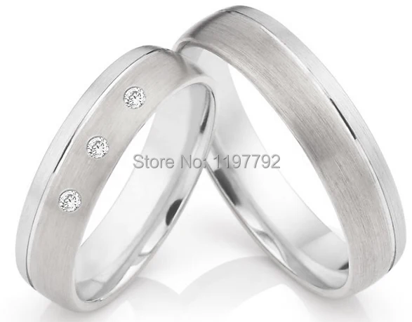 Роскошные высококачественные титановые хирургические обручальные кольца из