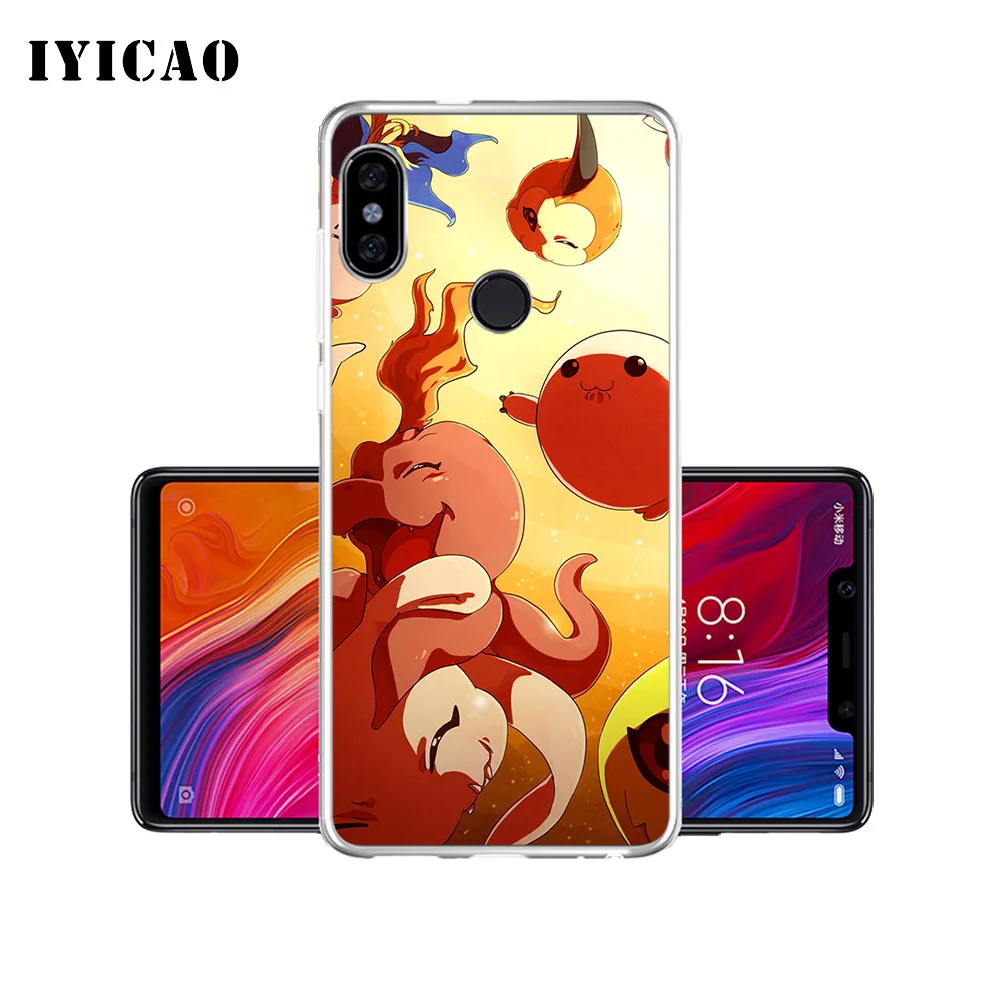 IYICAO мультяшный Цифровой Мягкий силиконовый чехол для телефона Xiaomi Mi 9 8 SE 6 A1 A2 Lite F1