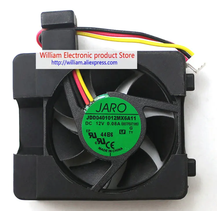 

New Original JARO JDD0401012MX6A11 12V 0.08A 4CM 40*40*10mm 3Lines Computer cooling fan