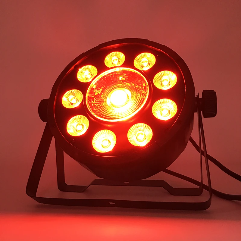 Беспроводной светодиодный пульт дистанционного управления 9x10 Вт+ 30 Вт RGB 3в1 светодиодный светильник с плоским паром, светильник для мытья, повышающий, без шума, пульт дистанционного управления, сценический светильник