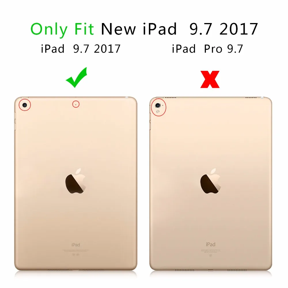 Чехол для Apple Tablet iPad 9 7 2017 Роскошный чехол дюймов роскошный кожаный с