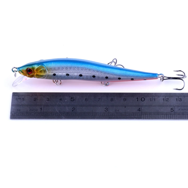 

2017 Good Fishing lure minnow quality professional bait 11.5cm 13g swim bait jointed bait equipped hot model crankbaits popper