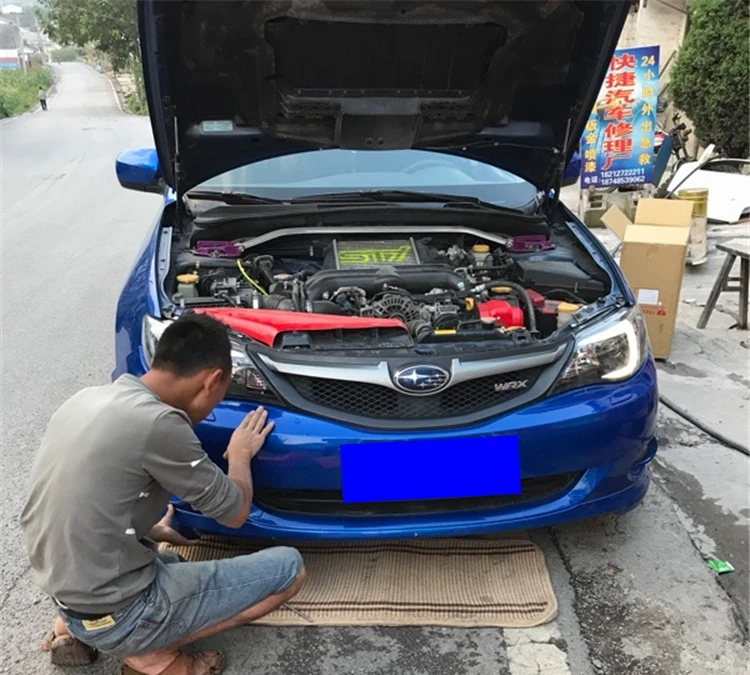 AKD автомобильный Стайлинг Головной фонарь для Subaru WRX фара 2005-2012 WRX светодиодный фонарь DRL Hid линзы проектора bi xenon автомобильные аксессуары