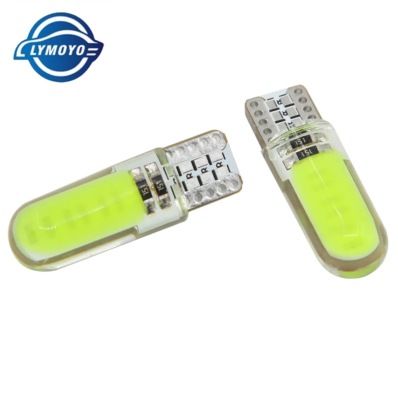 Светодиодные Габаритные огни t10 w5w CAN шина Cob 194 168 led siclicone gel COB для салосветильник