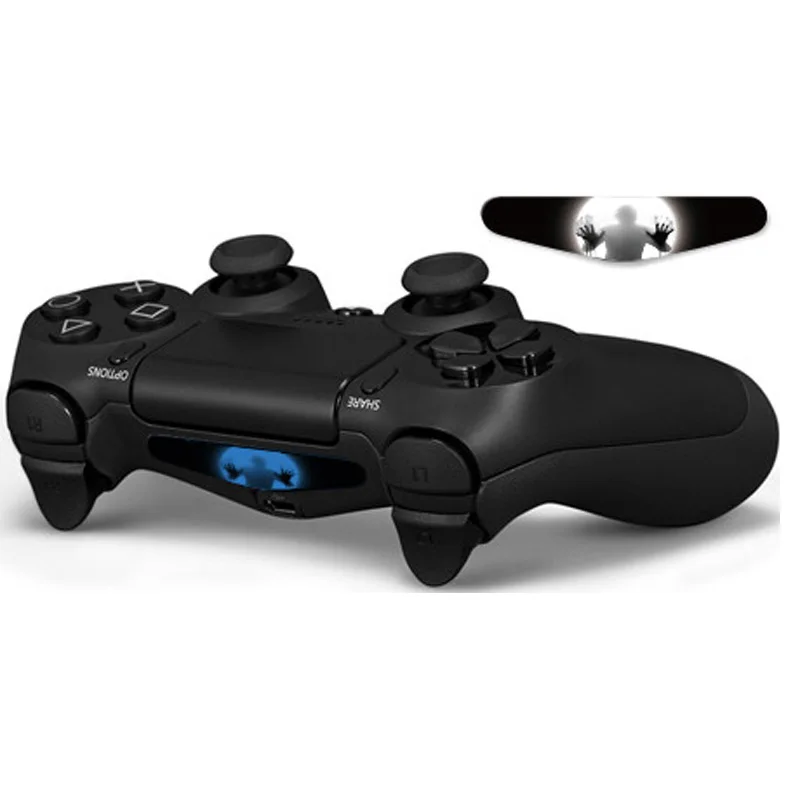 1 шт. модный светодиодный светильник наклейки для Playstation 4 Светодиодный светильник наклейка PS4 контроллер геймпад красочный чехол