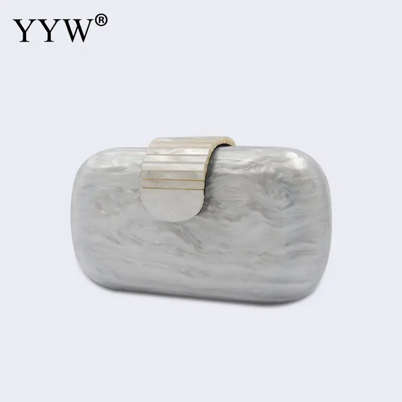 YYW Акриловый Мраморный женский клатч Свадебный Кошелек и сумочка для выпускного