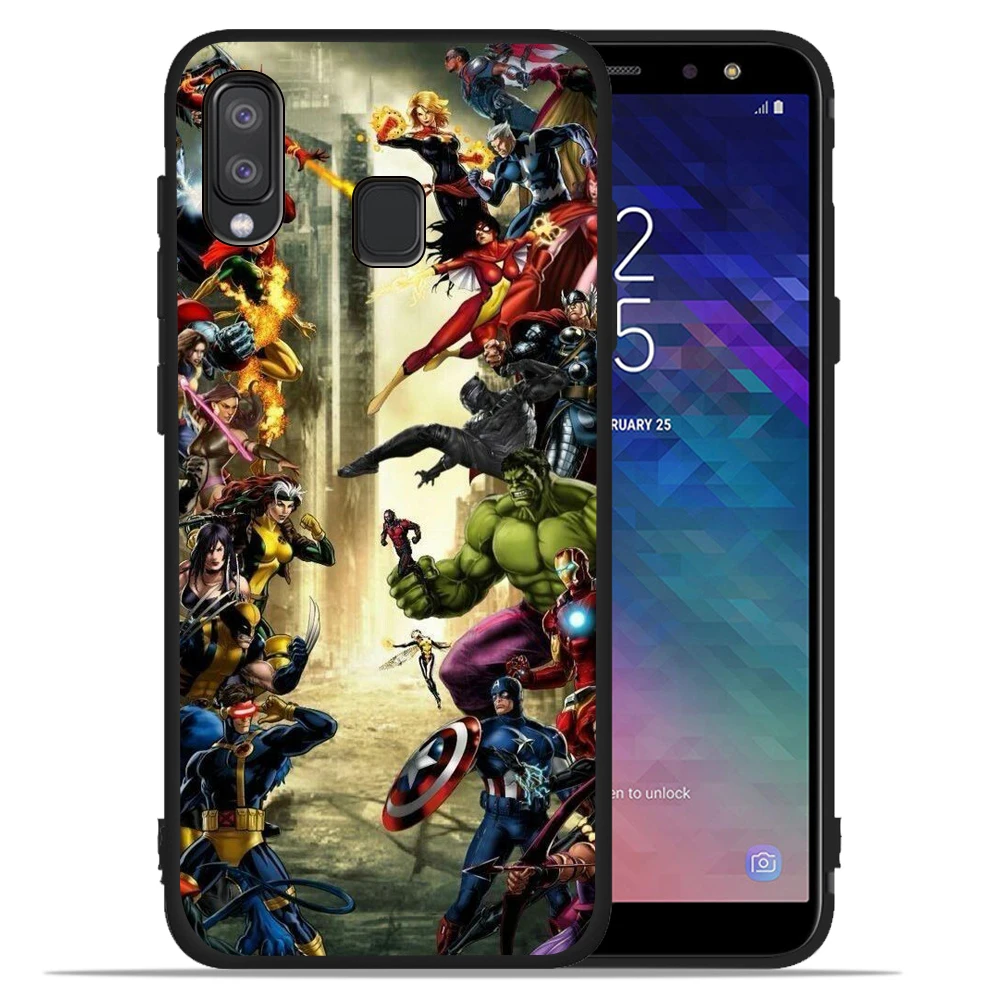 Роскошный чехол с принтами "Marvel", "Мстители", танос чехол "Железный человек" для samsung Galaxy A50 для крышки samsung A20 A30 A40 A10 A70 M10 M20 Etui чехол-накладка