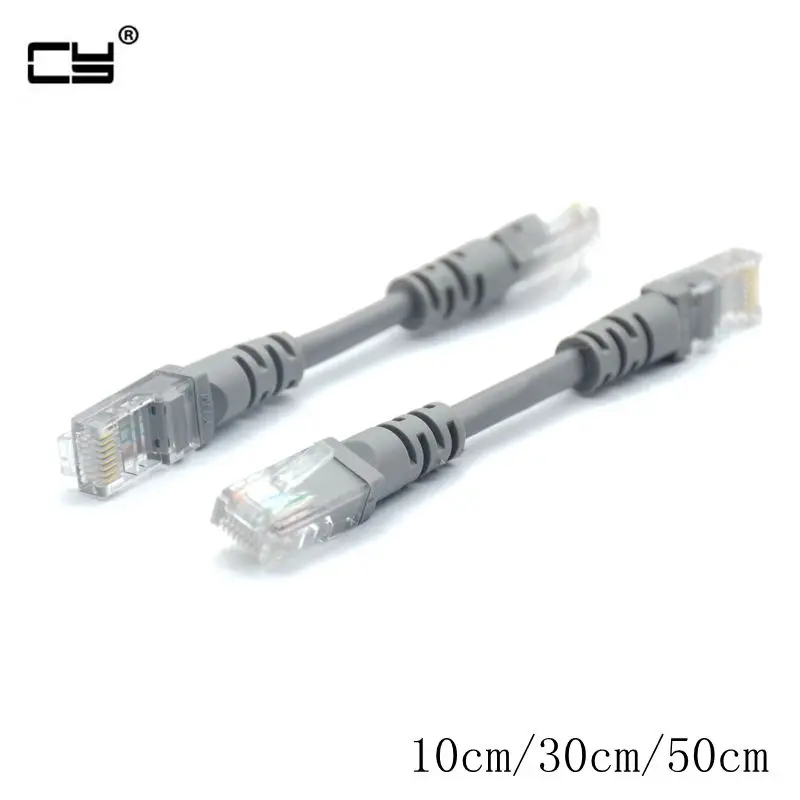 Сетевой кабель Ethernet CAT 5 6 10 см 30 50 0 1 м 3 CAT5e CAT6e UTP штекер-штекер патч-корд RJ45 короткий