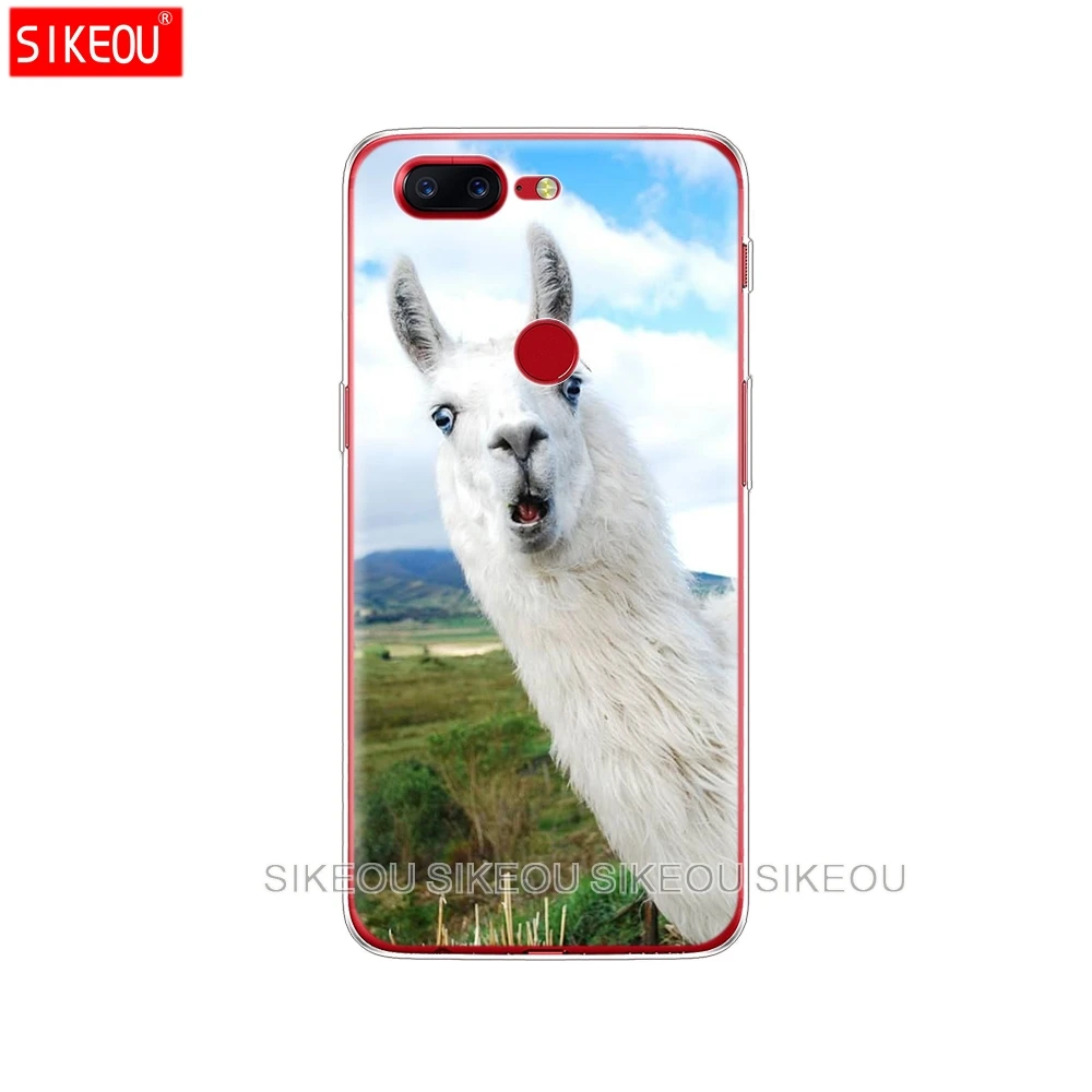 Силиконовый чехол для телефона Oneplus one plus 6 5T 5 3 A3000 A5000 милый альпака|Бамперы| |