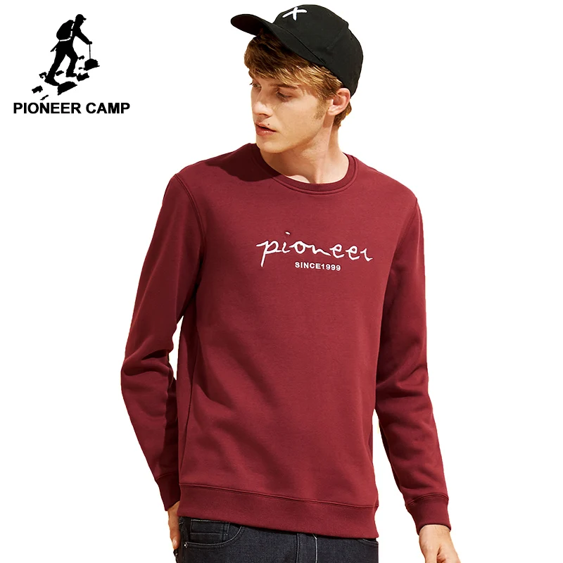 Pioneer Camp мужские толстовки с вышитыми буквами брендовая одежда Повседневная