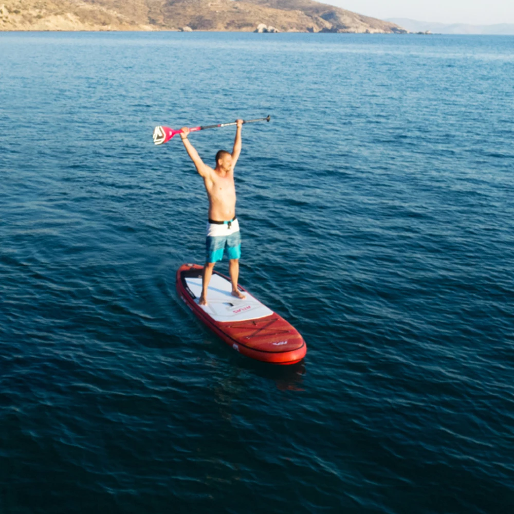 Новый дизайн 2019 Aqua marina Atlas 12 футов надувная доска для SUP серфинга iSUP весла большой