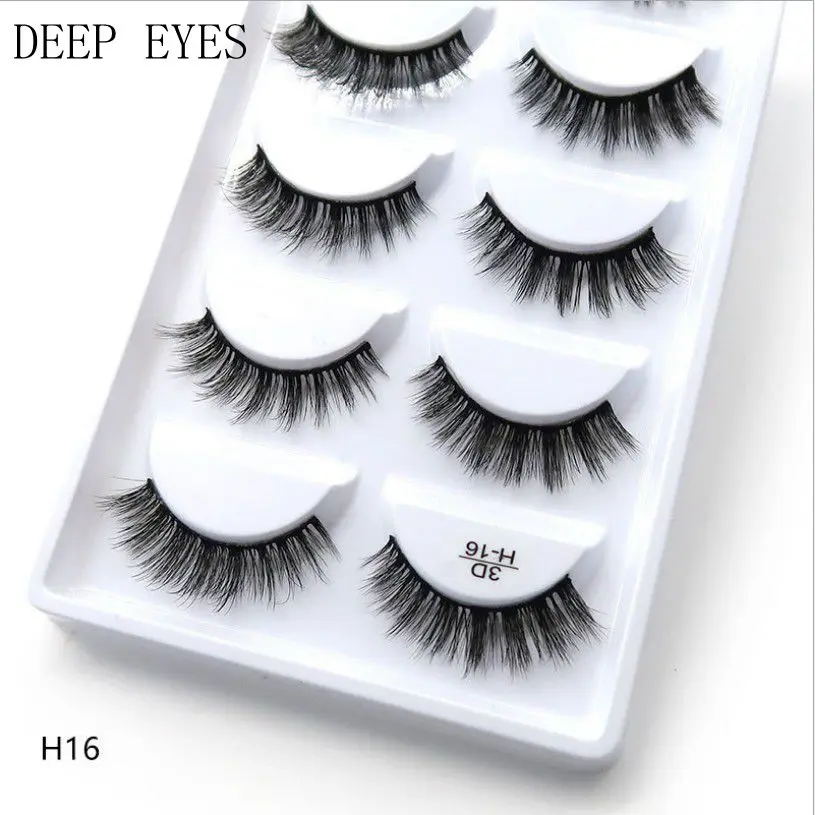 Накладные ресницы драматические 3D норковые ресницы длительные ресницы для макияжа искусственные норковые ресницы натуральные