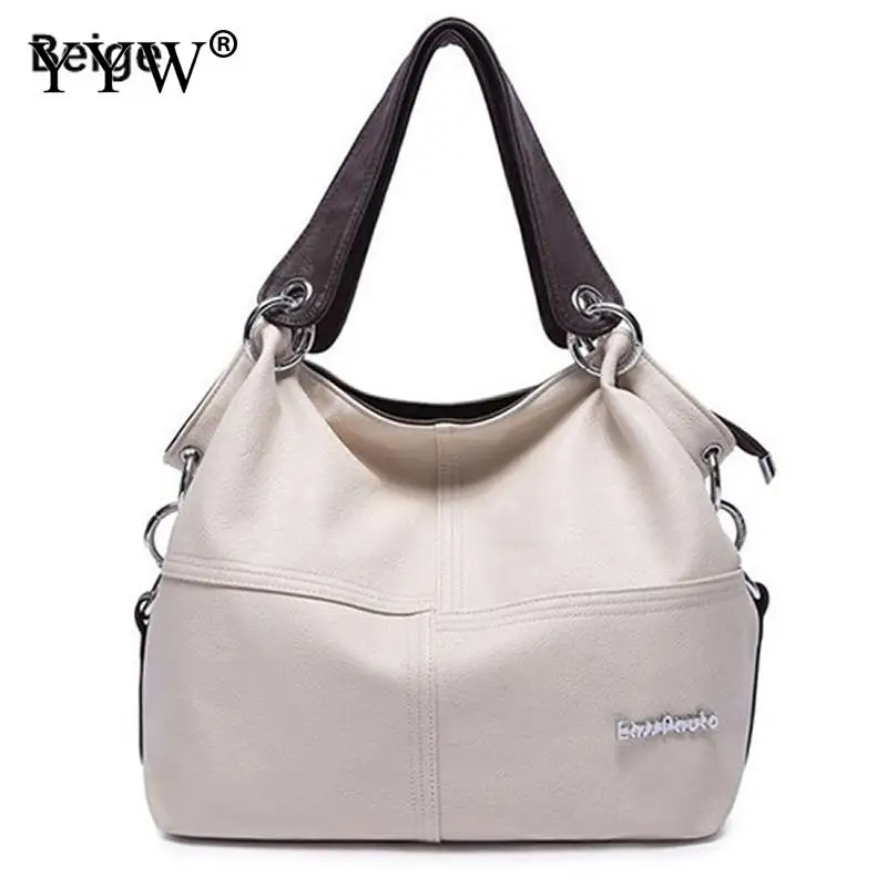 

2018 Women Versatile Handbag Large Capacity Leather Bags Zipper Messenger Bag Vintage Shoulder Crossbody Bags For Women