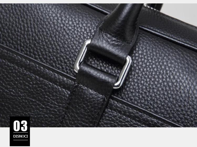 Сумочка мужская натуральная кожа мужской портфель 14 дюймов Ноутбук Сумка Коровьей Бизнес мужские сумки через плечо