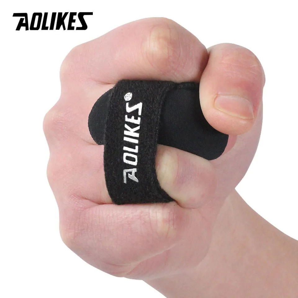 

Aolikes 1PCS Professional Sport Finger Support Wristbands Protector Fitness Brace For Basketball