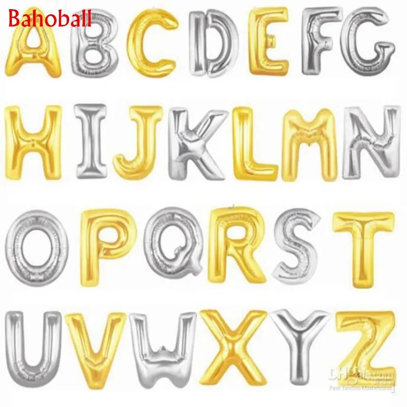 

16Inch Happy Birthday Alphabet Letters Balloons Kids Birthday Party Decorations Foil Balloon Wedding Party Supplies Air Balloons