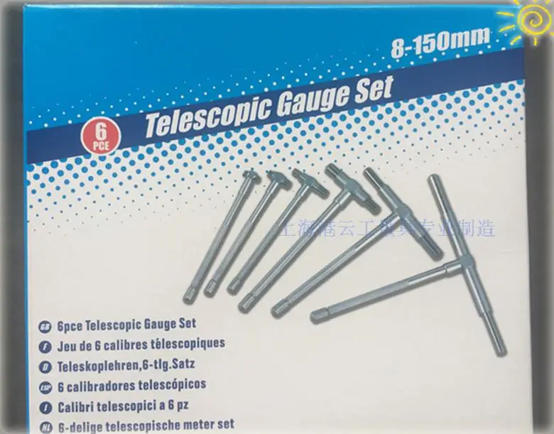 8-150mm (5/16 &quot-6&quot) Telescoping Gauge set 6pcs/set internal gauge Hole Gauges for Quick inside measurements of holes | Инструменты