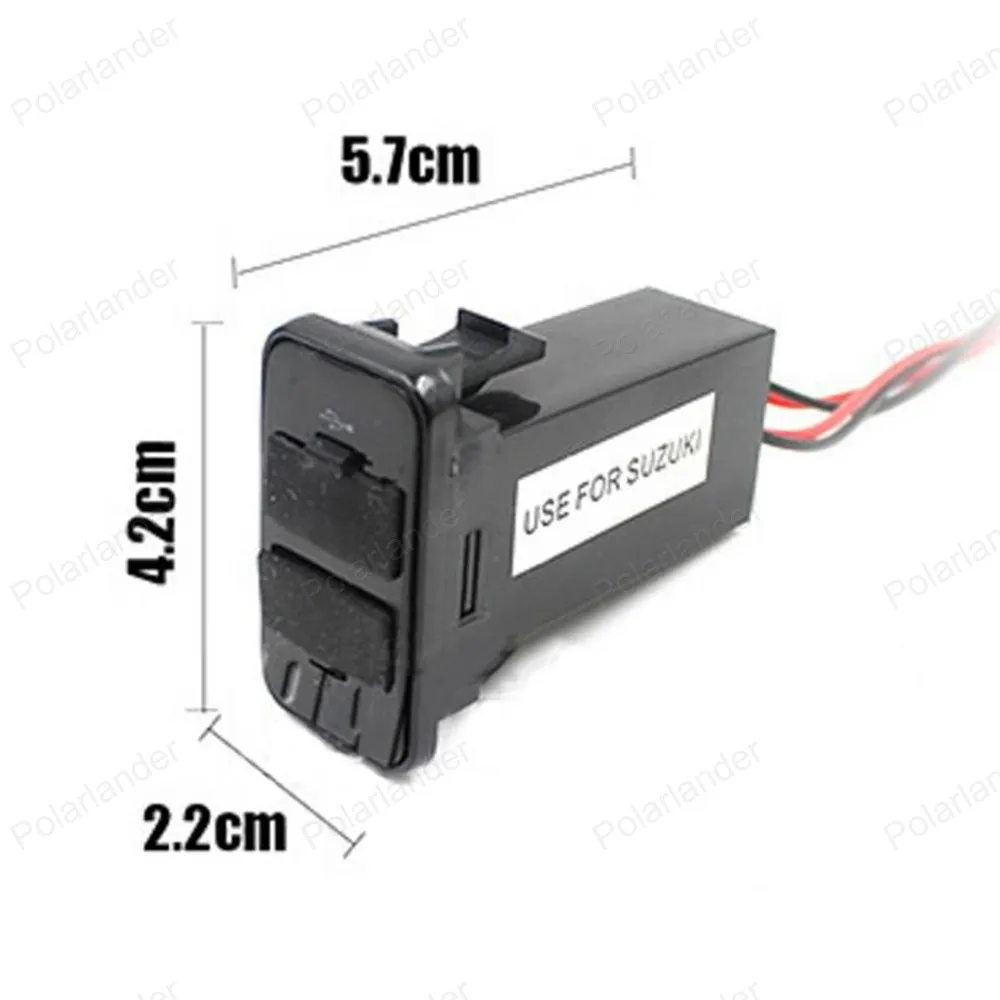 ABS приборная панель 5 в 2 1 а с двумя USB-портами | Автомобили и мотоциклы