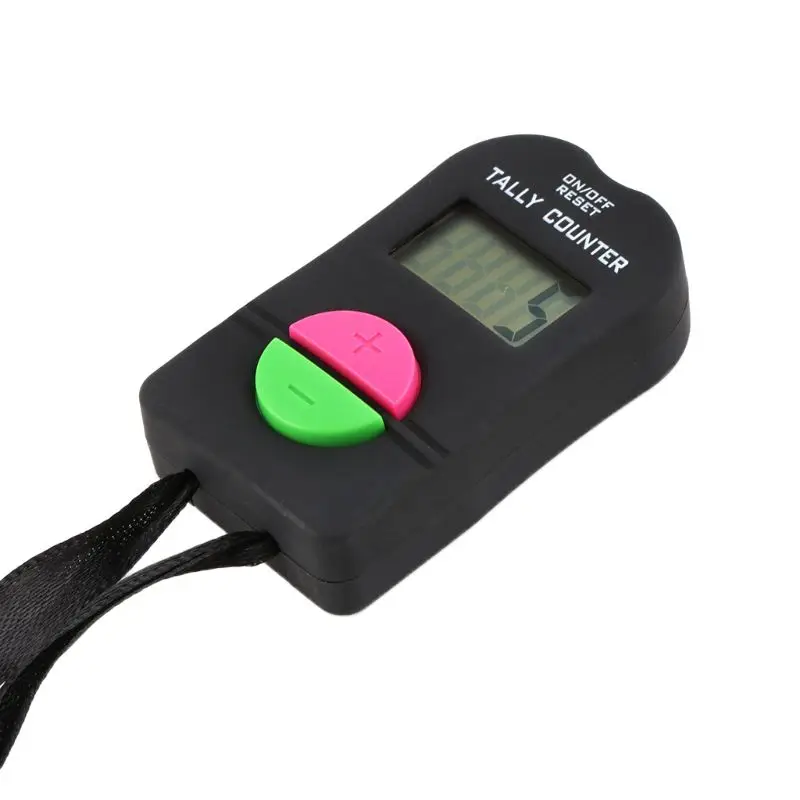0 9999 цифровой счетчик Tally lcd электронный ручной кликер ABS пальцев|Счетчики| |