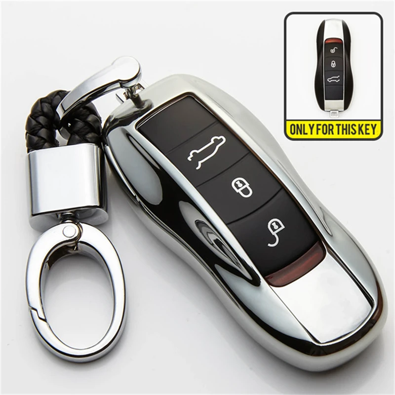 Чехол для автомобильных ключей из ТПУ чехол Porsche Cayenne Macan 911 Boxster Cayman Panamera 970 Carrera 981