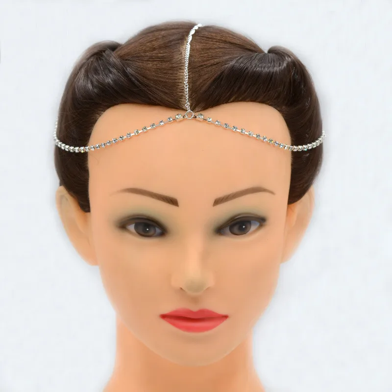 Новинки для женщин DIY египетского оголовье цвета: золотистый серебристый