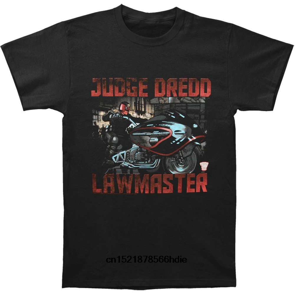 Возьмите забавная Футболка мужская новинка футболка Судья Дредд Lawmaster