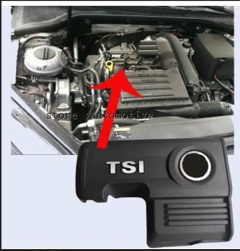 Крышка двигателя для VW Golf 7 Touran L новая крышка Jetta Octavia EA211 винты с кронштейном 04E 103