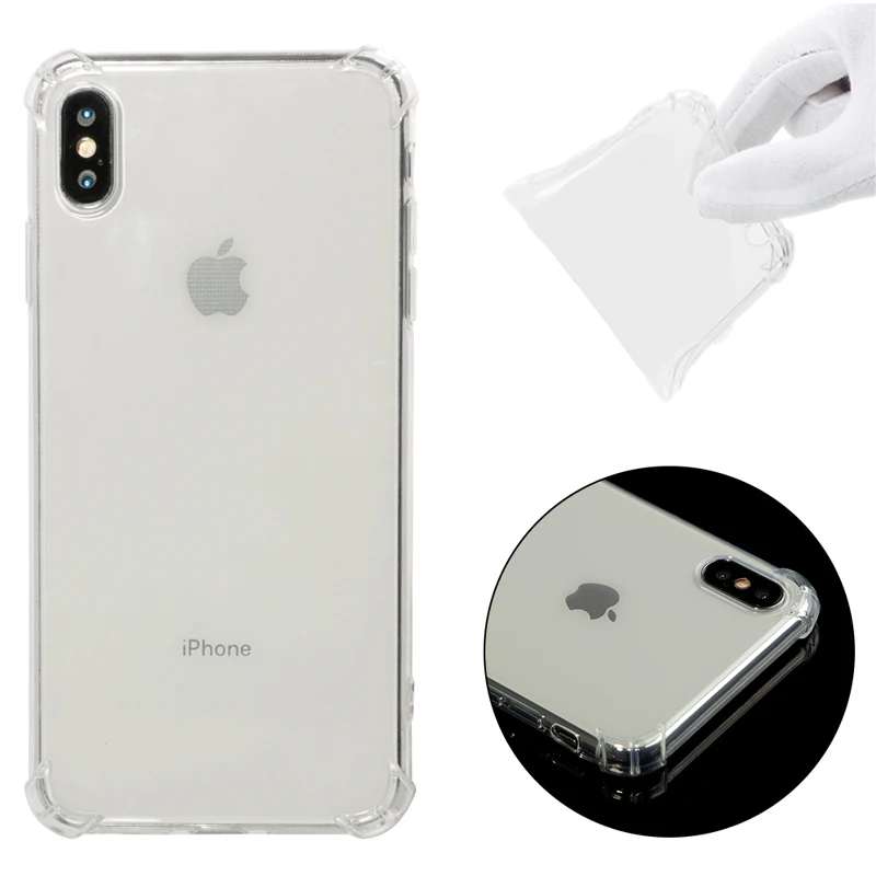 Ultrathin Anti-knock Soft TPU Silicone Clear Cases Phone Cover Coque Fundas for Apple iPhone 5 5S SE 6 6S 7 8 Plus X XS MAX XR |