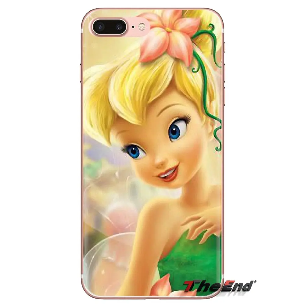 Мягкий силиконовый чехол Tinkerbell Fairy Tinker Bell Periwinkle для iPod Touch Apple iPhone 4 4S 5 5S SE 5C 6 6S 7 8 X XR