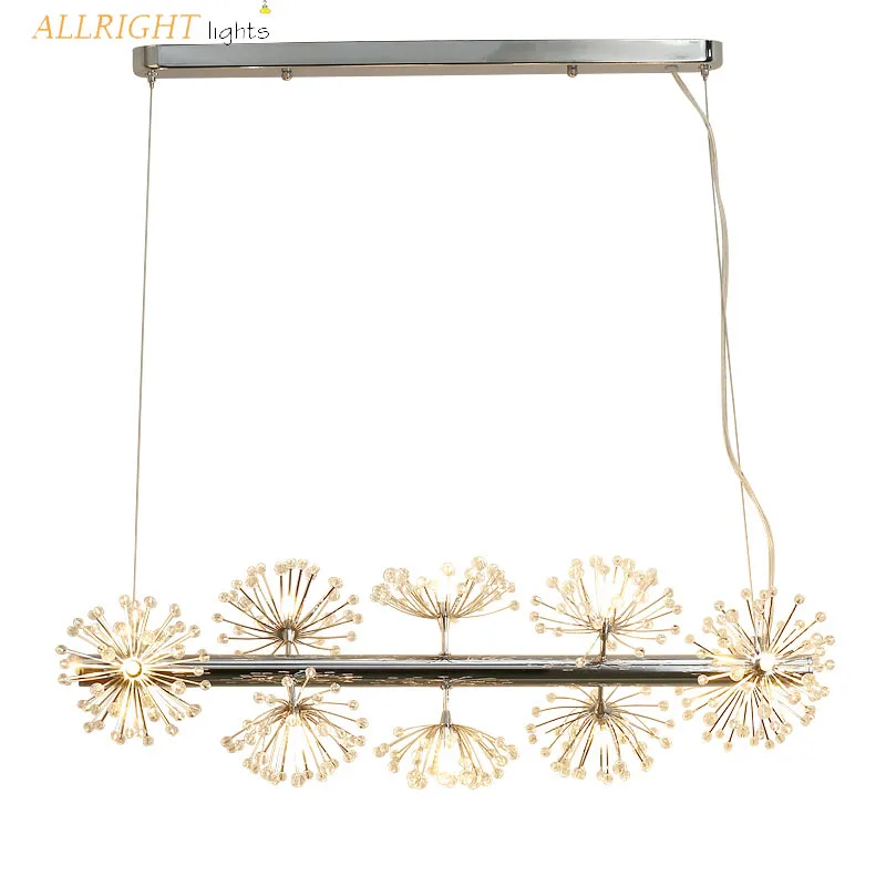 

Moder LED flower Pendant light decoration bandelion model crystal family series for bedroom livingroom