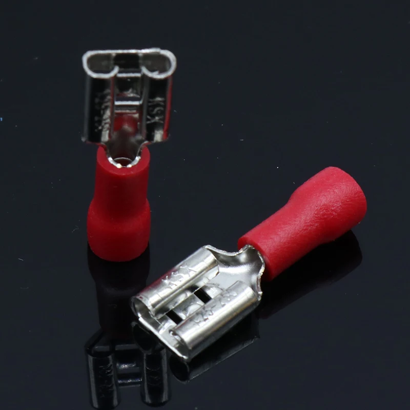 FDD1.25 250 изоляционные женские изолированные электрические обжимные Клеммные