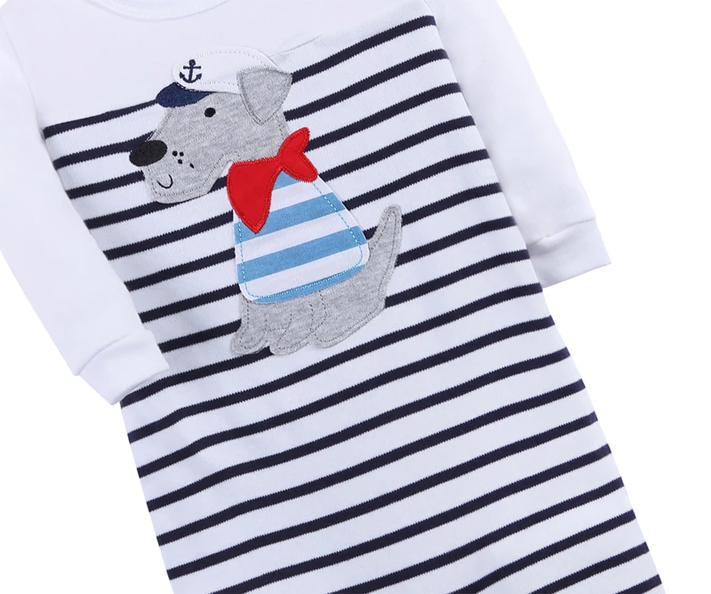 Детские комбинезоны 100% хлопок Длинные рукава животных моделирование удобные