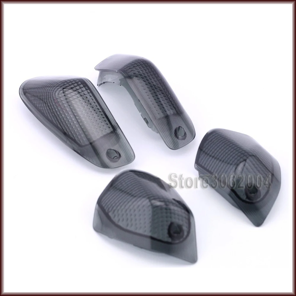 For KAWASAKI ZZR400 1993-2003 ZZR600 1993-2008 Motorcycle Front&ampRear Turn Signal Light Lamp Lens Cover |