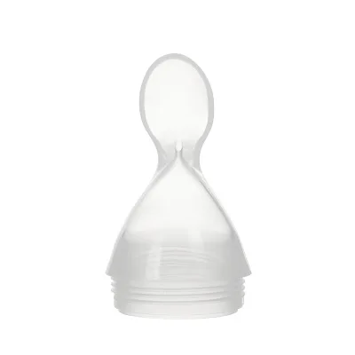 Only pacifier Детская соковыжималка для кормления Ложка силиконовая тренировочная Совок рисовая паста бутылочка для кормления зерновые пищевые добавки Кормушка Посуда - Цвет: Only pacifier