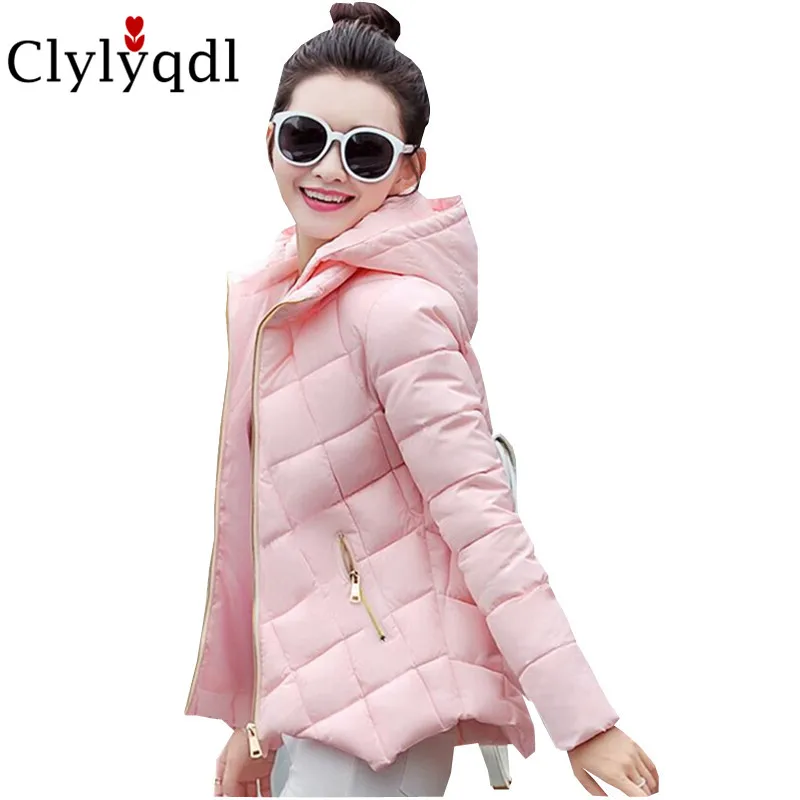 Winter Feather Cotton Women Jacket Coat Short Section Parkas Fashion Thick Big Yards Cotton-Padded Female Overcoat LJ0406 | Женская