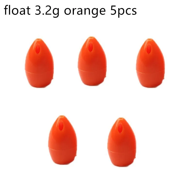 float 3.2g orange x5 Rompin long disatance casing SPIROLINO медленное погружение подвесное промежуточное Спиннинг для ловли нахлыстом - Цвет: float 3.2g orange x5
