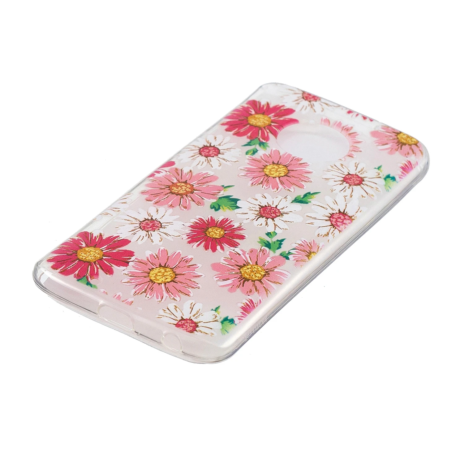 Мягкий ТПУ чехол для Motorola Moto G6 G 6 прозрачный силиконовый цветной с рисунком MotoG6