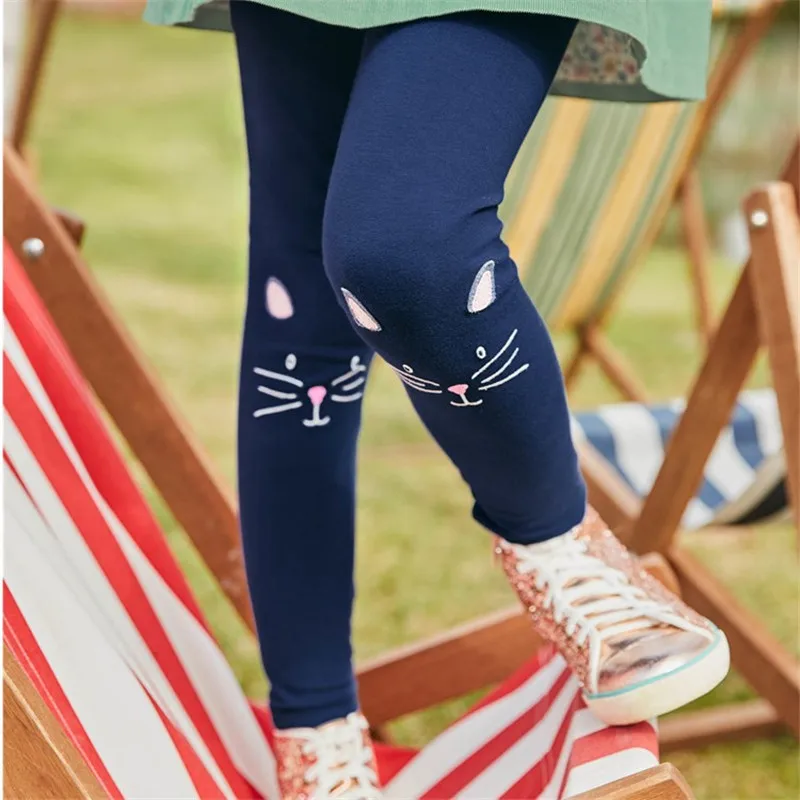 

Baby Cute Cat Print Cartoon Children Flower Leggings New Fashion Todder Beauty Pants for Girls