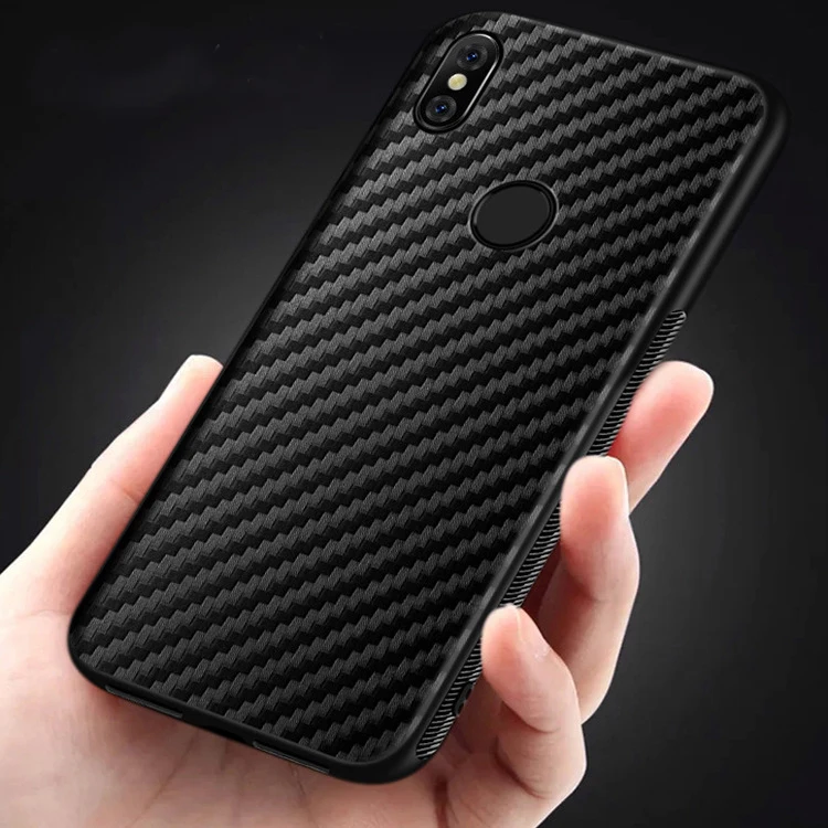 Чехол для Xiaomi Mi 8 9 Se A2 Lite F1 мягкий ТПУ чехол из углеродного волокна задняя крышка