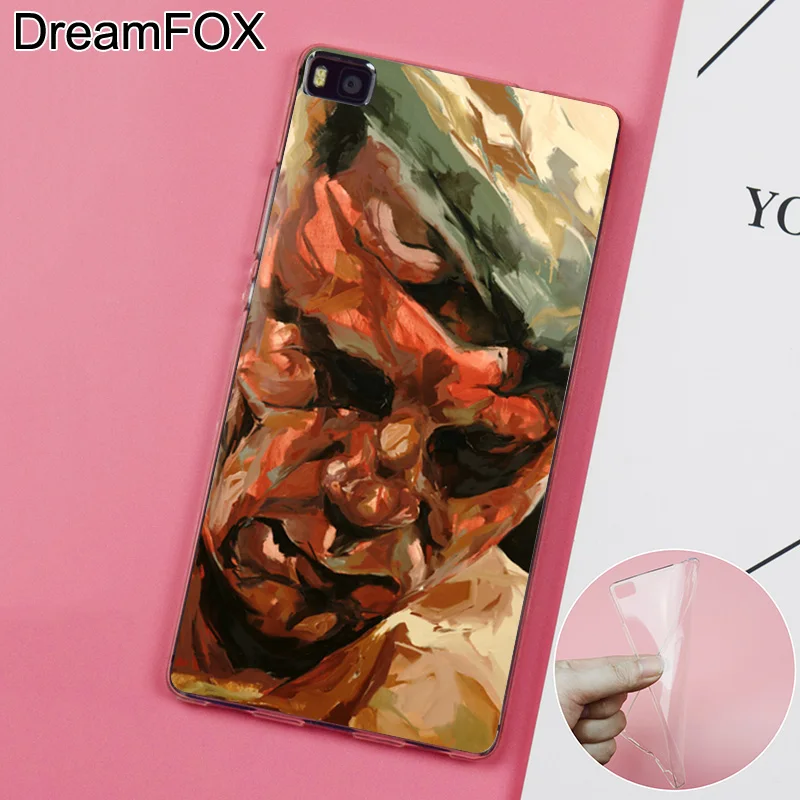 Dreamfox K086 Федор Емельяненко Мягкие TPU силиконовый чехол для Huawei P8 p9 P10 lite плюс 2017 Honor 8