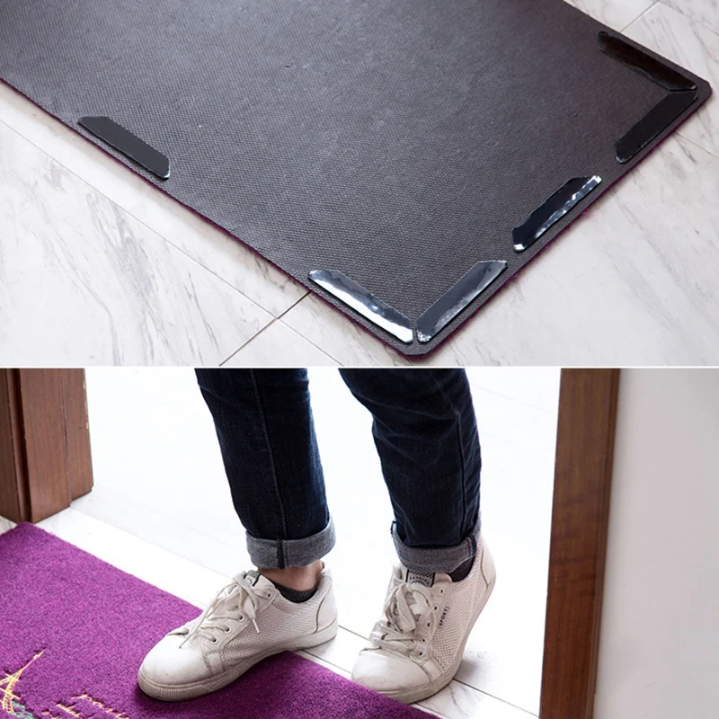 Anti Curling And Non Slip Rug Gripper.Make Your Corners Flat Do Not Move Freely.Premium Carpet Gripper For Y | Дом и сад